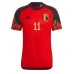 Cheap Belgium Yannick Carrasco #11 Home Football Shirt World Cup 2022 Short Sleeve
